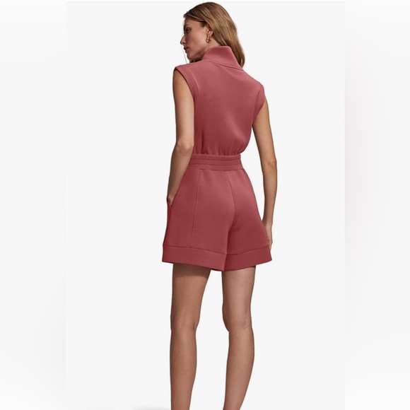 Varley Linvale Playsuit Womens in Withered Rose Doublesoft - Picture 2 of 6